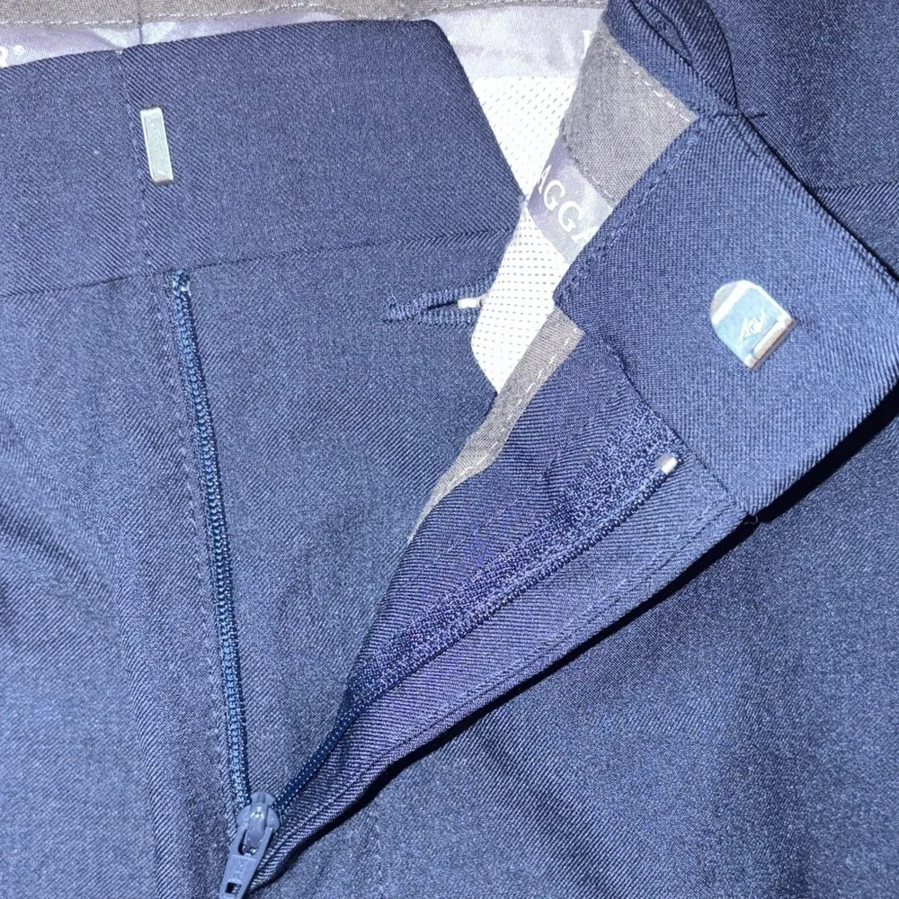 Haggar Men's Deep Blue Dress Pants 44x30